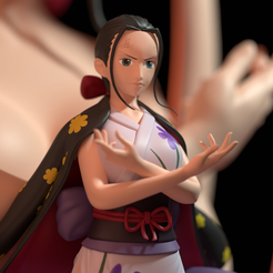 1.png Free STL file Nico Robin - Wano Arc・Model to download and 3D print