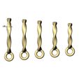 Hoop-Oval-section-Twist-triple-bail-link-size3to7-07.jpg Modelo de impressão 3D de alça dupla torcida de secção oval com laço