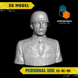 George-S.-Patton-Personal.png 3D Model of George S. Patton - High-Quality STL File for 3D Printing (PERSONAL USE)