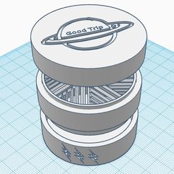 STL file Louis Vuitton Grinder・3D printing template to download