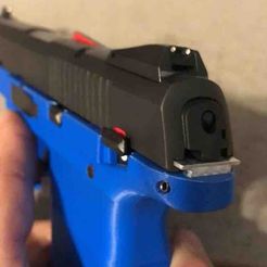 rear.jpg Fichier STL Cadre Ruger sr9・Objet imprimable en 3D à télécharger