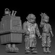 screenshot.588.jpg STAR WARS .STL VISIONS, THE OLD MAN, THE BOSS AND THE GONK OBJ. VINTAGE STYLE ACTION FIGURE.