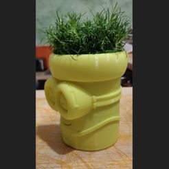 Mignon-complet3.jpg Free STL file Cute Pot・3D print model to download
