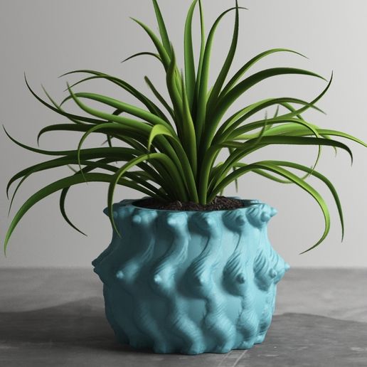 3D Printable Vase - Flower Pot / Planter g389