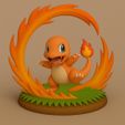 004-Charmander-Battle-Style.jpg Style de combat Pokemon - Charmander #004