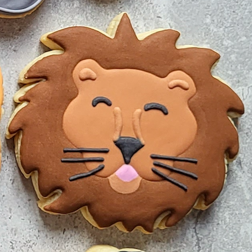 Lion Head Cookie Cutter 3D model