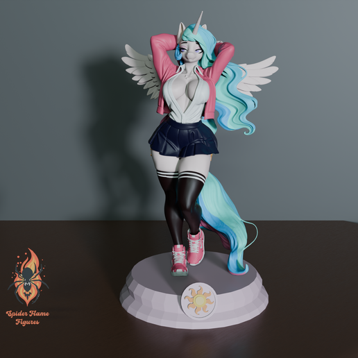 5-1.png 🌞 Princesa Celestia - Versión instituto | My Little Pony