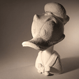 Donaldduck_final1.png Free STL file Donald Duck bust・Model to download and 3D print