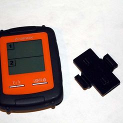 IMG_1404.JPG Free STL file Amarox Wireless BBQ Meat Thermometer Battery Cover・3D printing template to download