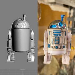 R2SS-main.jpg STL file VINTAGE STAR WARS KENNER R2-D2 (SENSORSCOPE) ACTION FIGURE・3D print design to download