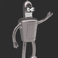 bender-1.png 3D file Bender from Futurama・3D printing idea to download