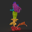 Part1-Camera-2.png Sci-FI Mermaid - 3D print ready - 3D print model
