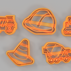 cortantes-construccion.png STL file Cookie Cutter Construction Construction x5・3D print design to download
