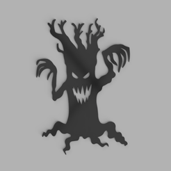 spooky_tree.png Бесплатный STL файл Spooky Tree Wall Art・Дизайн 3D-принтера для скачивания