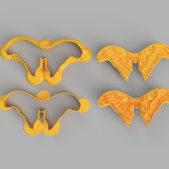 MOTH~2.png STL-Datei Motten Ausstechformen Set von Mels3D・3D-druckbares Design zum Herunterladen