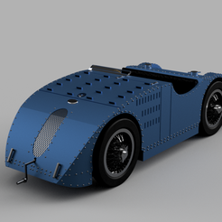 Front.png Télécharger fichier STL Bugatti 32 Tank • Plan à imprimer en 3D, rFelix
