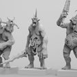 Lined-Up-8.jpg Free STL file Possessors of Highly Infectious Diseases・Object to download and to 3D print