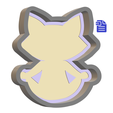 STL00783-2.png 1pc Yoga Cat Bath Bomb Mold
