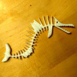 IMG_20190924_222625.jpg Free STL file Fossil fish・3D print design to download