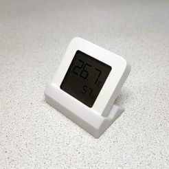 3D file Xiaomi Mi Temperature and Humidity Monitor 2 👽・Design to download  and 3D print・Cults