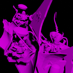 klitirender.png Vaisseau armé d'elfe de l'espace maléfique par Kliti