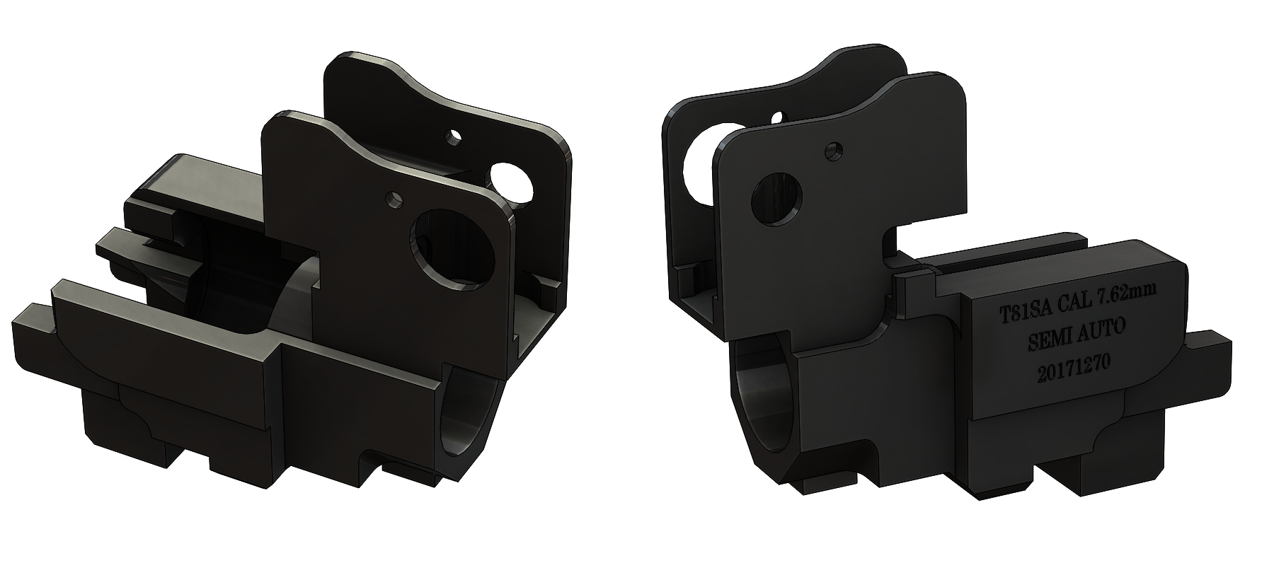 Télécharger fichier STL LMG de type 81 (complet) / 81式自動歩槍 • Objet pour ...