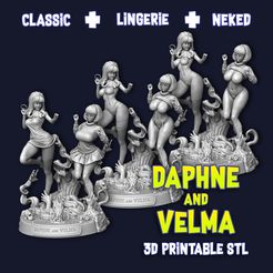 demon-pronce-_0006_Capa-1-copia.jpg Classic + Lingerie + NSFW version Daphne and Velma - 3D Printable STL