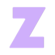 z.stl Letters for Learning the Alphabet