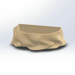 mini-bowl-straight-1.jpg Datei STL DIE RICHTIGE SCHALE MIT WASSER ODER FUTTER・Modell für 3D-Druck zum herunterladen