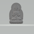 1.png Avalokitesvara Bodhisattva with Thousand Arms Pendant 3D print model