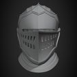 EliteKnightHelmetFrontalBase.jpg Dark Souls Astora Elite Knight Helmet for Cosplay