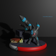 Umbreon2.png Umbreon pokemon 3D print model