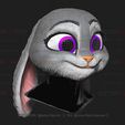 04.jpg Zootopia 2 - Judy Hopps Head Wearable - Bunny/Rabbit Halloween Cosplay