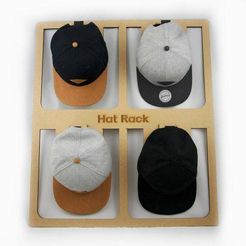 2.jpg Archivo DXF gratis Estante para sombreros (corte láser)・Diseño de impresora 3D para descargar