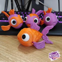 hfgdjgfhdjj-00;00;00;00.jpg 3D file Cute Little Fish・Design to download and 3D print