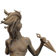 37.225.png Akali Bust 3D Print