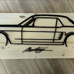 IMG_7136.jpg STL file Ford MUSTANG 80 cm・Template to download and 3D print
