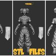 Belmod_006.jpg Dragon Ball Super Belmod Statue STL files 3DPrintable