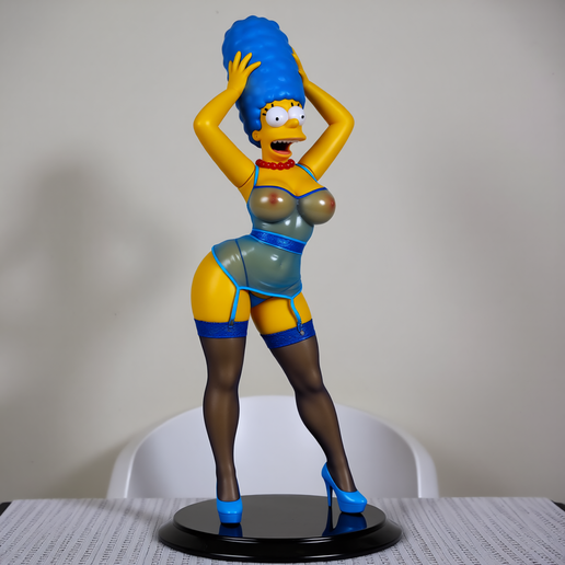 marge sex doll 18+ Marge Simpson Sexy Girl Resin Figure Kit 1/6 Scale | 12K Unpainted  Model