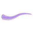 420_Tail-2 v1.stl [3Dino Puzzle] Acrocanthosaurus