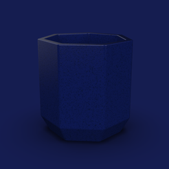1478c550-3df0-457f-afc6-f8777cdc10f6.png 55. Heptagon Geometric Bonsai Pot - V1 - Sierra (Inches)