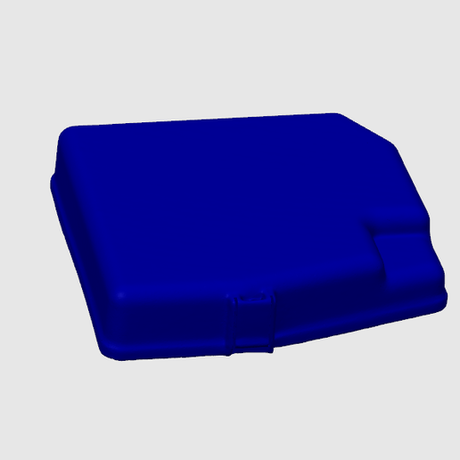 toyota yaris fuse box cover lid - 3D model önizlemesi