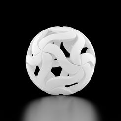 1.jpg STL file Pendant Flower Ball・3D print model to download