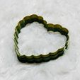 Scalloped-Heart-Cookie-Cutter.jpg ❤️ Scalloped Heart Cookie Cutter | Cute Ruffled Heart Biscuit Cutter | Perfect for Valentine’s, Weddings, Mother’s Day & Gift Sets ❤️