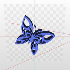STL file butterfly stickers butterfly 3 🦋・3D printable model to  download・Cults