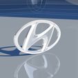 10.jpg Hyundai Badge 3D Print