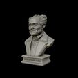 19.jpg Arthur Schopenhauer 3D printable sculpture 3D print model