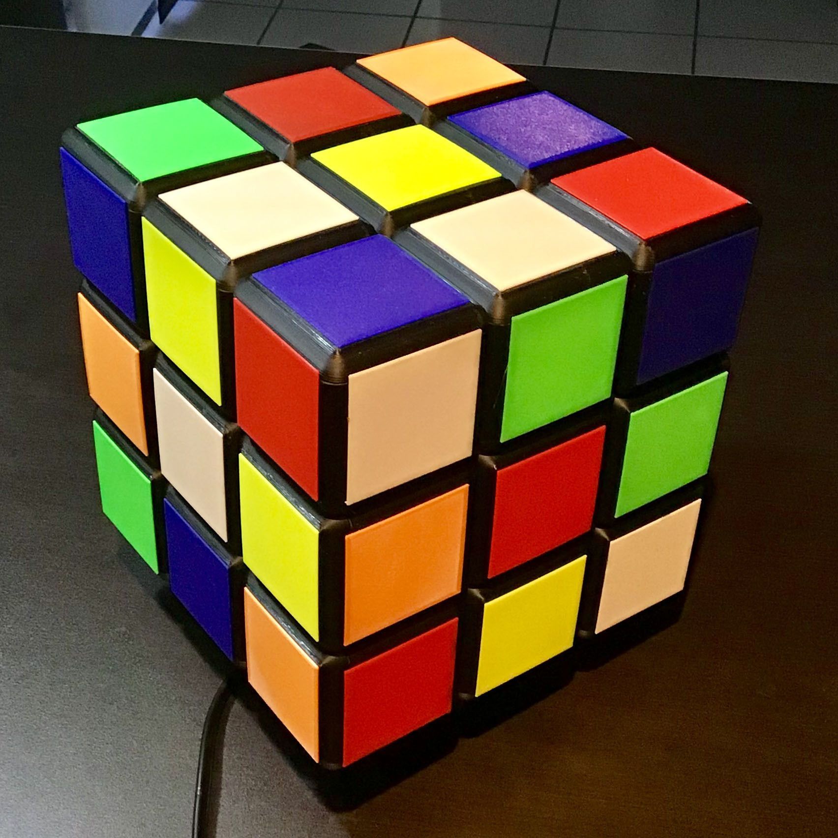 Download free STL file Rubiks Lamp • 3D printable object ・ Cults