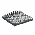 7.jpg Easy Print Chess Board - Simple Portable Chess Board - Printable 3d model - STL files