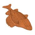 Render.128.jpg Fish Tray - 3D STL Model For CNC and 3D Printers, stl, Instant download
